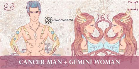 cancer man with gemini woman|gemini and cancer compatibility marriage.